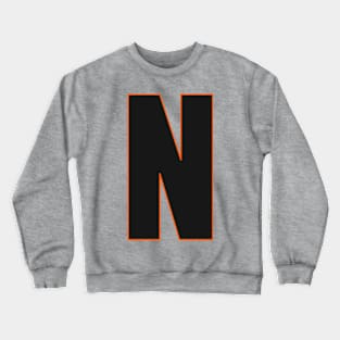 Bold in Black: N's Defining edge Crewneck Sweatshirt